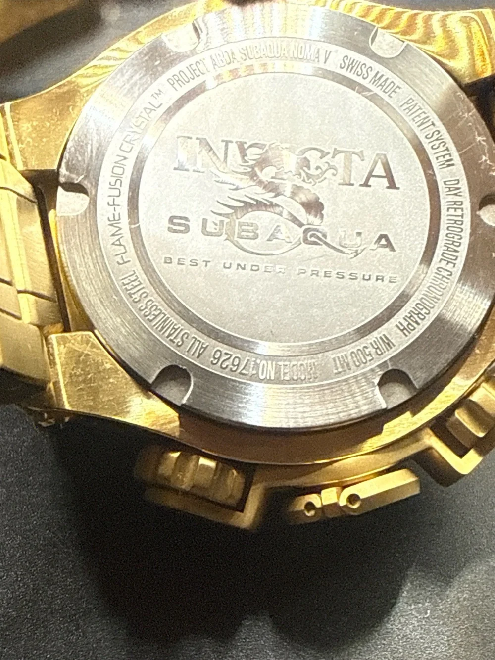 Invicta striking gold
